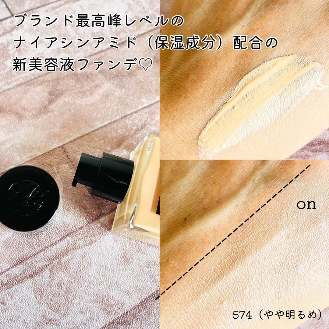 アンリミテッド ケア ツヤ セラム ファンデーション/shu uemura/リキッドファンデーションを使ったクチコミ(2枚目)
