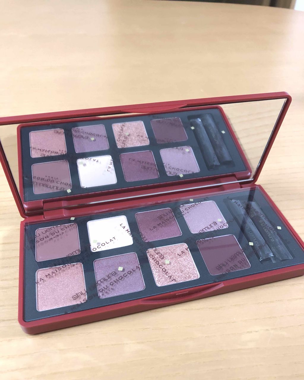 ガナッシュ アンド プラリネ アイパレット/shu uemura/アイシャドウパレットを使ったクチコミ（2枚目）