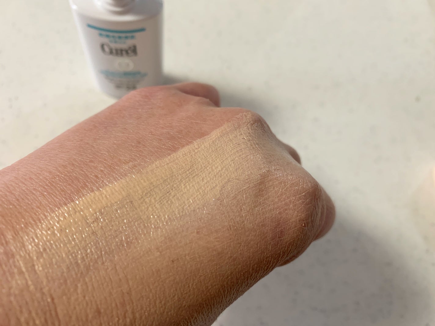 潤浸保湿 色づくベースミルク /キュレル/日焼け止めミルクを使ったクチコミ(4枚目)