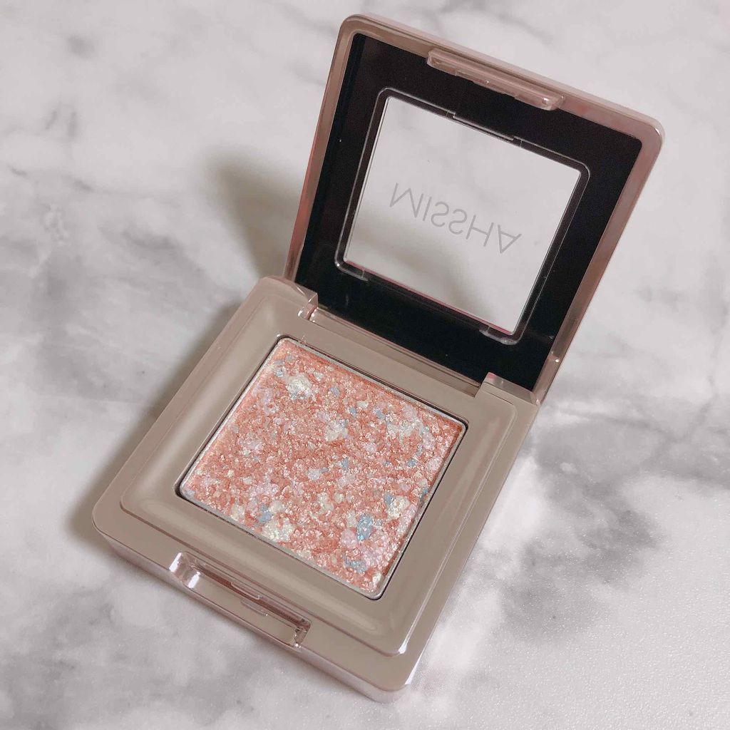 グリッタープリズム シャドウ/MISSHA/グリッターを使ったクチコミ（1枚目）