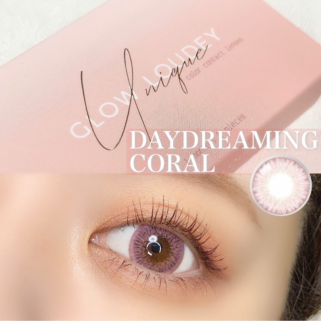 デイドリーミング/GLOW LOUDEY/カラーコンタクトレンズを使ったクチコミ（1枚目）