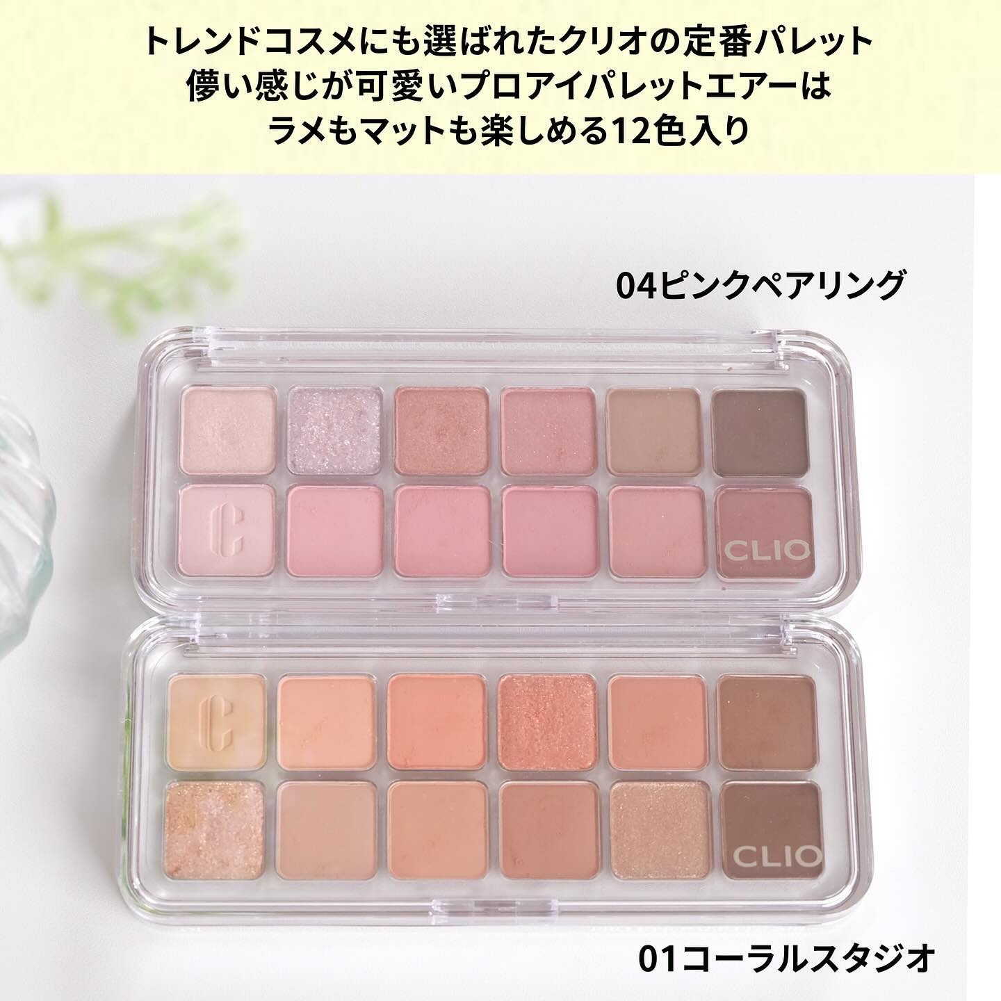 プロ アイ パレット エアー/CLIO/アイシャドウパレットを使ったクチコミ（2枚目）