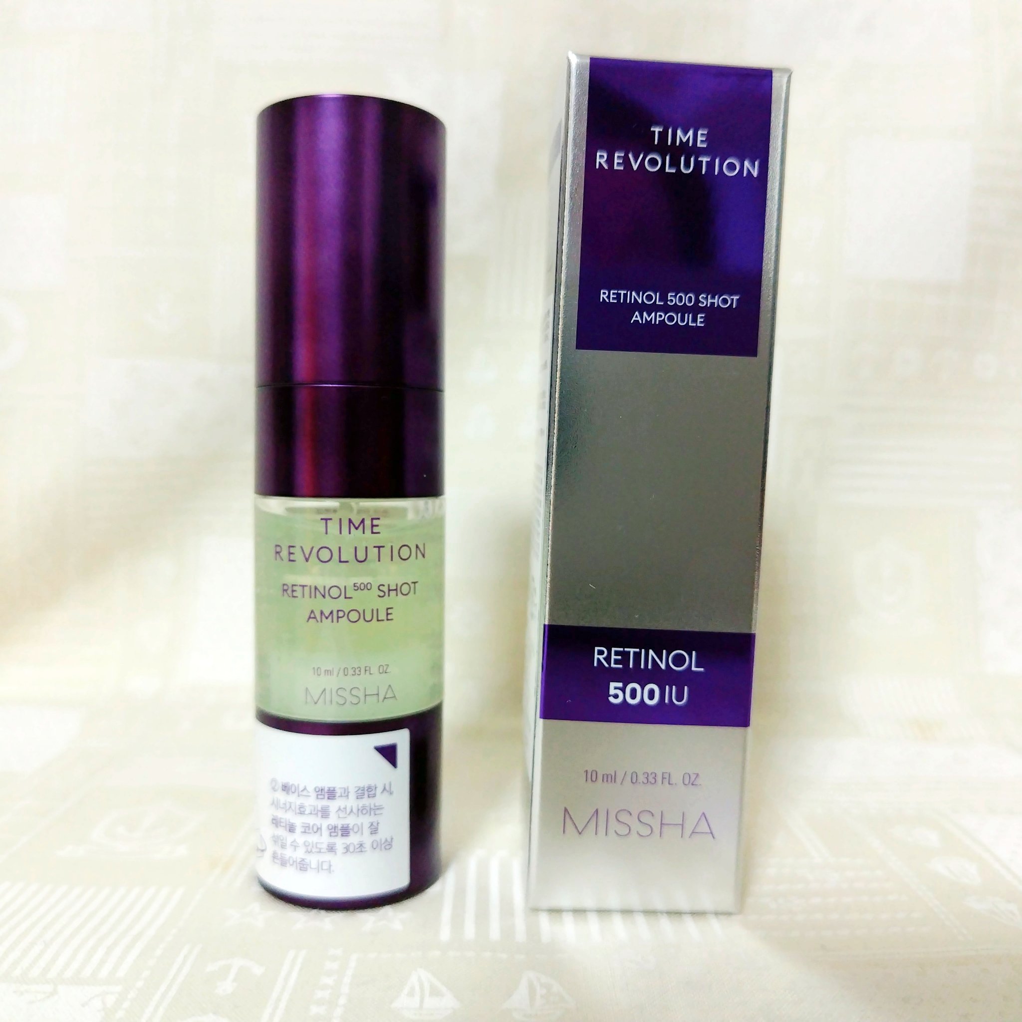 ミシャ タイムレボリューション レチ500ショット美容液/MISSHA/美容液を使ったクチコミ（3枚目）