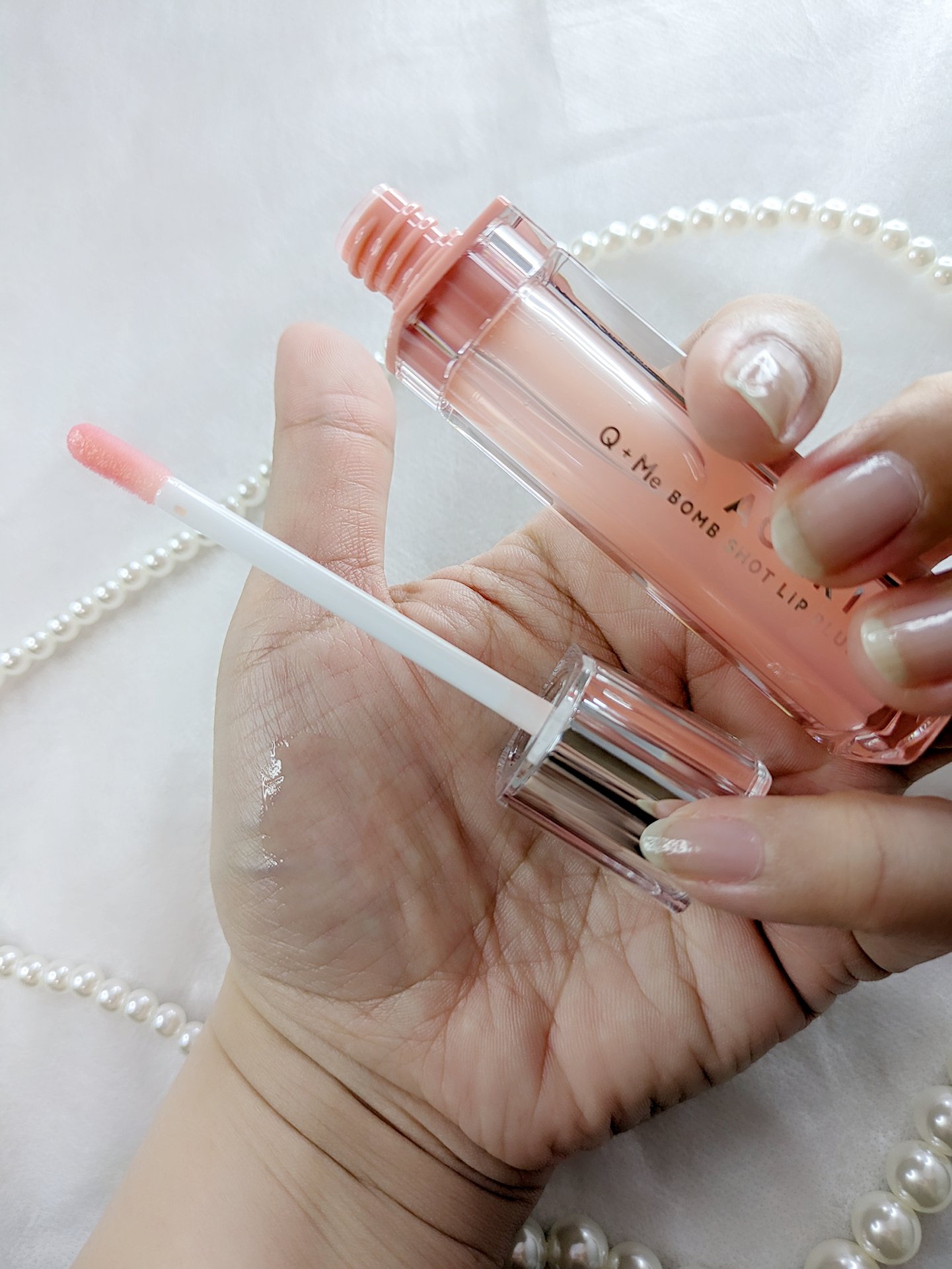 キューミ―ボムショットリッププランパー/AGARISM/リッププランパーを使ったクチコミ（3枚目）