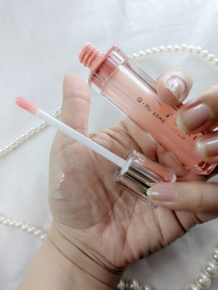 キューミ―ボムショットリッププランパー/AGARISM/リッププランパーを使ったクチコミ(3枚目)