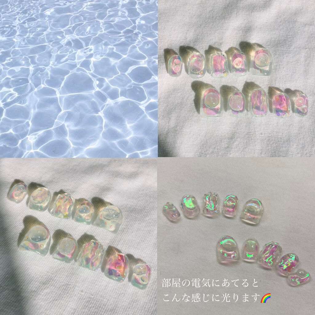 ジェルネイル（ライト対応）/セリア/ジェルネイルを使ったクチコミ（2枚目）