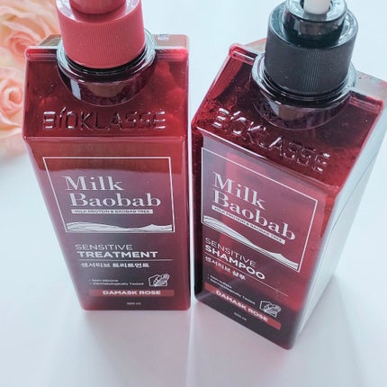 センシティブ シャンプー / トリートメント ダマスクローズ/ミルクバオバブ/市販シャンプーを使ったクチコミ(2枚目)