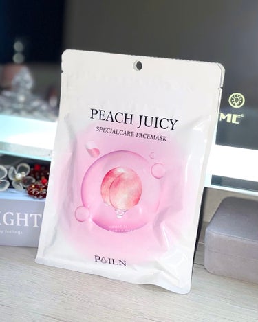 PEACH JUICY スペシャルケアフェイスマスク/POILN/シートマスク・パックを使ったクチコミ（2枚目）