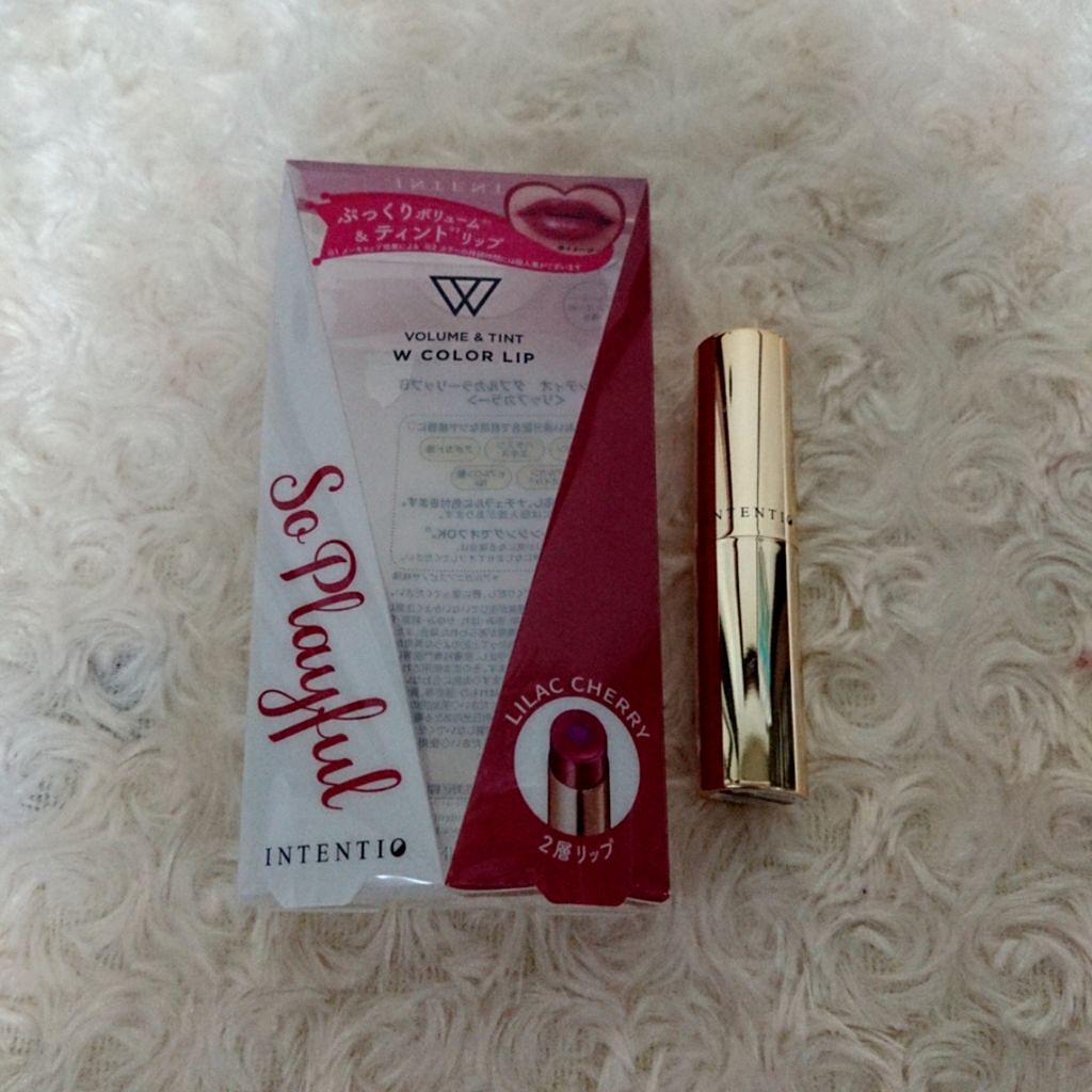 ダブルカラーリップW/INTENTIO/口紅を使ったクチコミ（1枚目）