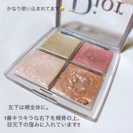 ディオール バックステージ フェイス グロウ パレット/Dior/ハイライトを使ったクチコミ(3枚目)