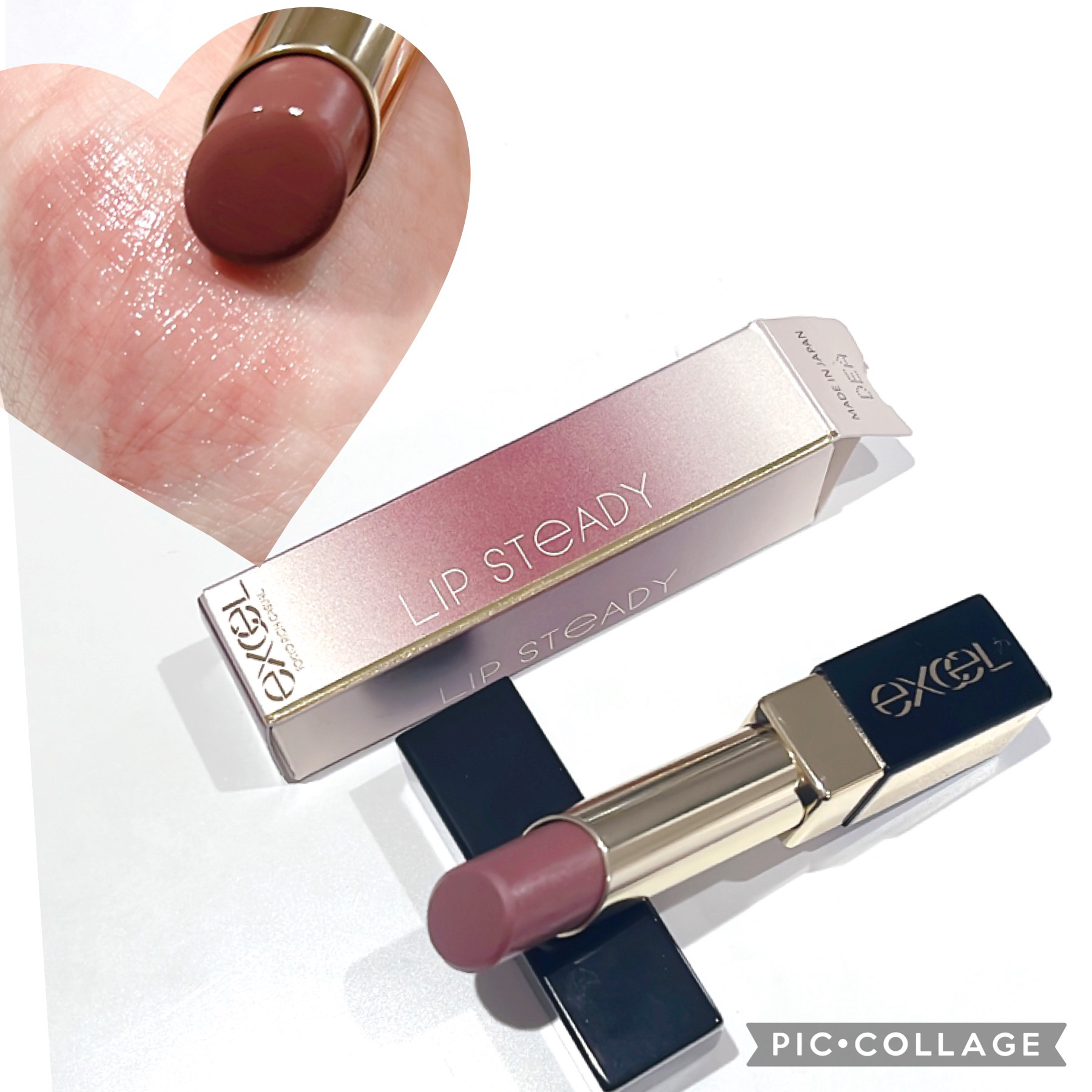 リップステディ/excel/口紅を使ったクチコミ（1枚目）