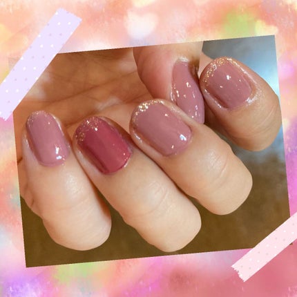 ガラスドロップジェルコート/MAJOLICA MAJORCA/ネイルトップコートを使ったクチコミ(1枚目)