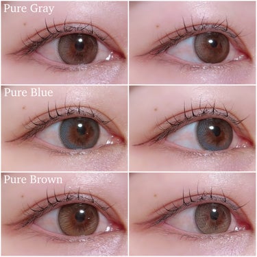 chuu LENS Daisy Showerのクチコミ「chuu LENS
Daisy Shower 1day
Pure Gray / Pure Bl.....」（3枚目）