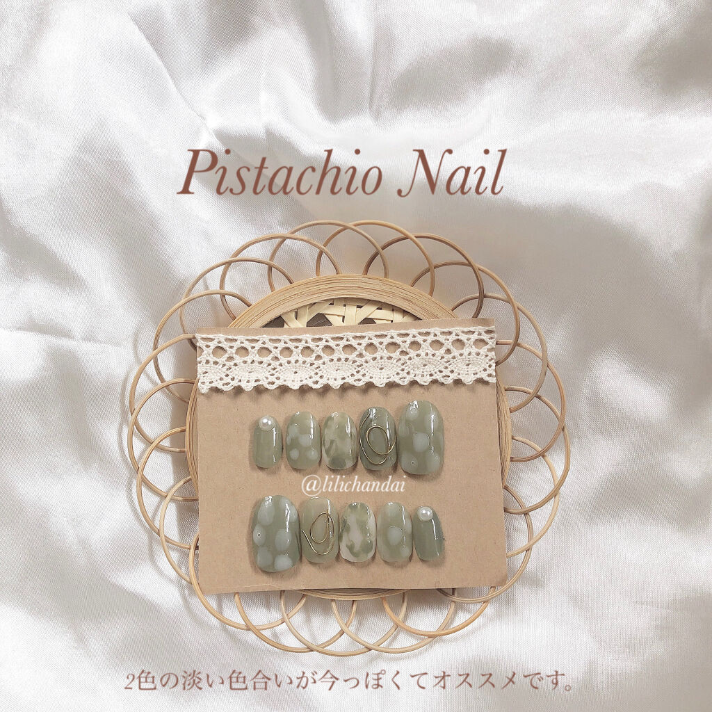 ネイルチップ/DAISO/ネイルチップ・パーツを使ったクチコミ（3枚目）