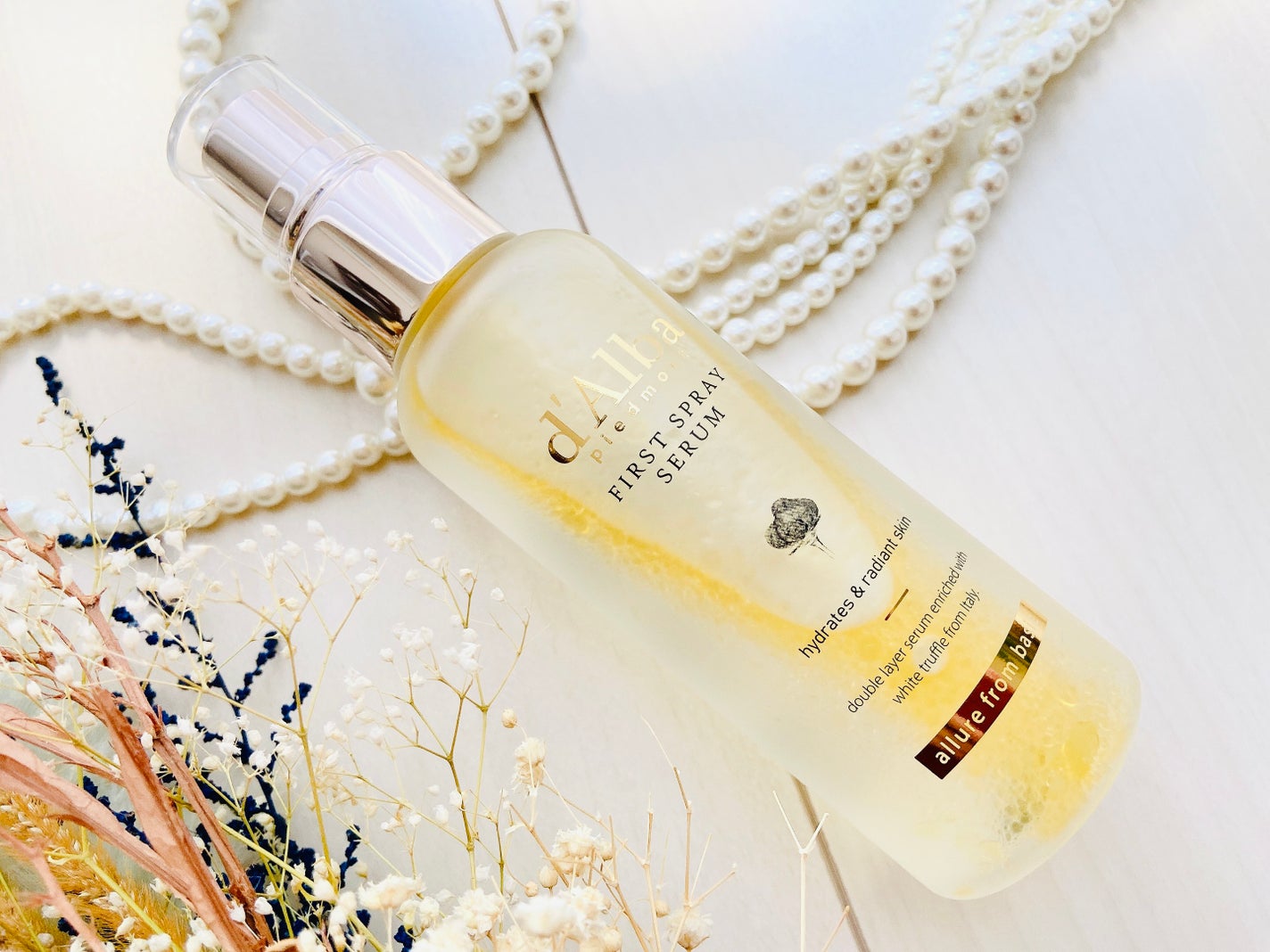 ダルバ ホワイトトリュフファーストスプレーセラム/ダルバ/ミスト状化粧水を使ったクチコミ(2枚目)