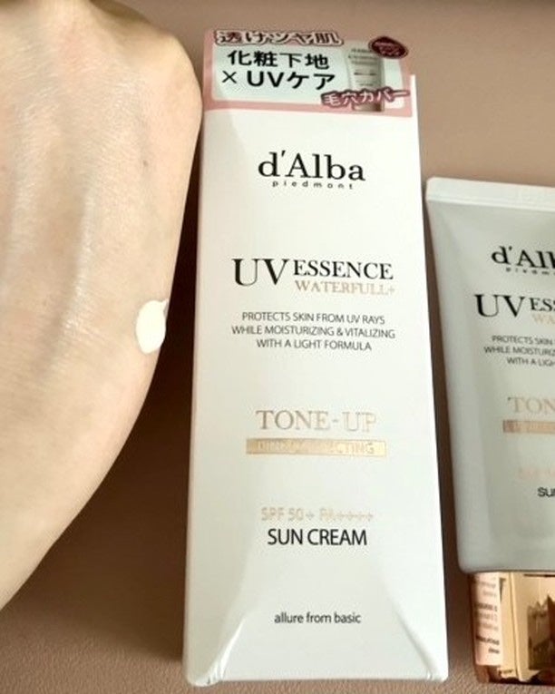 ウォータフルトーンアップサンクリーム/ダルバ/日焼け止めクリームを使ったクチコミ(3枚目)