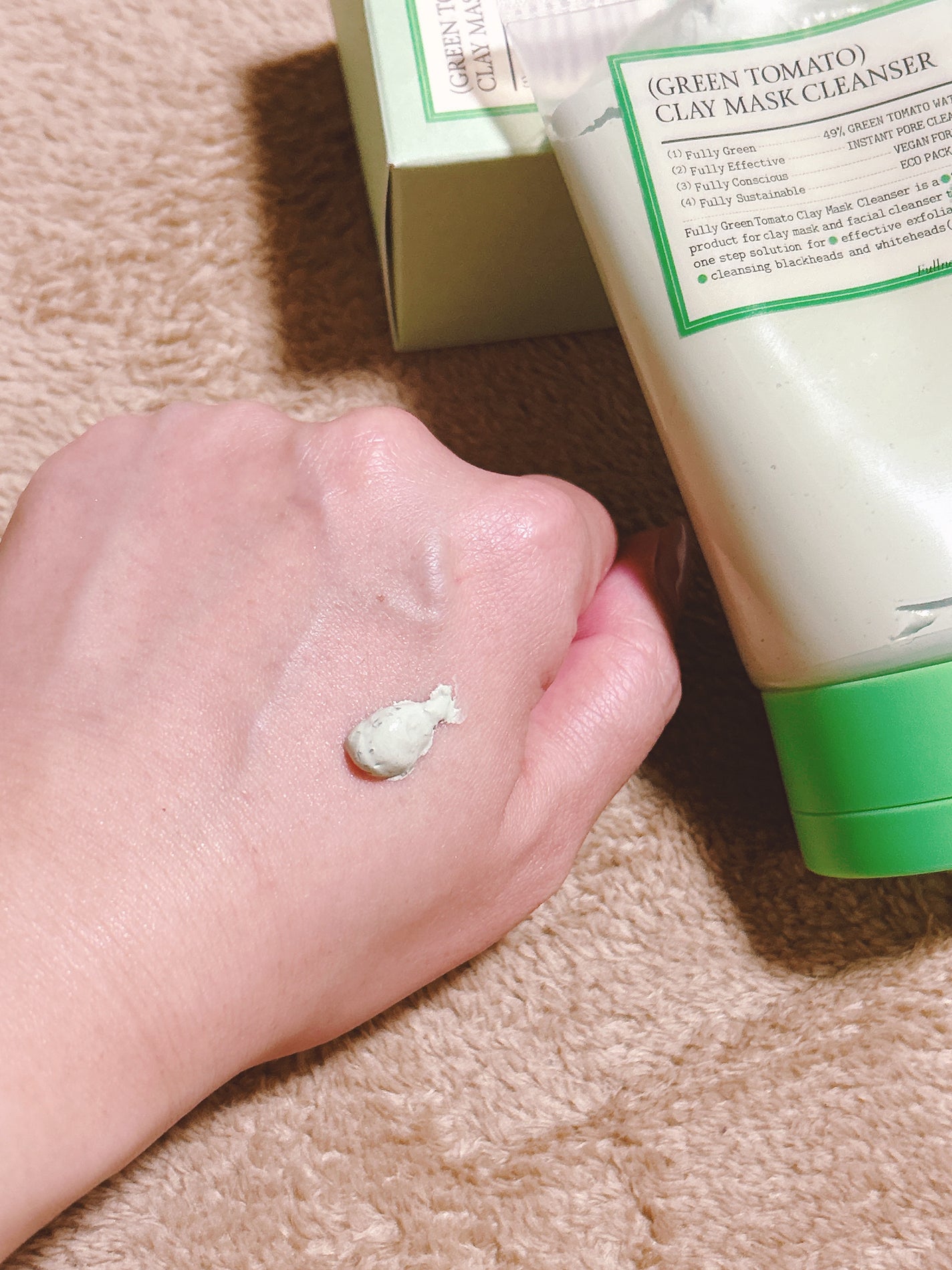 グリーントマトクレイマスククレンザー/FULLY/洗い流すパック・マスクを使ったクチコミ(3枚目)