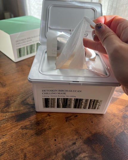 Birch-Glucan Chilling Mask/DETOSKIN/シートマスク・パックを使ったクチコミ(4枚目)