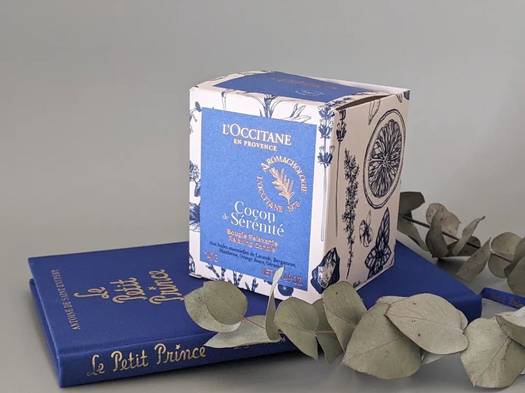 プロヴァンスアロマ センティッドキャンドル(リラクシング) 140g / L