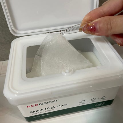 レッドブレミッシュクイックPHAシートマスク/Dr.G/シートマスク・パックを使ったクチコミ(2枚目)