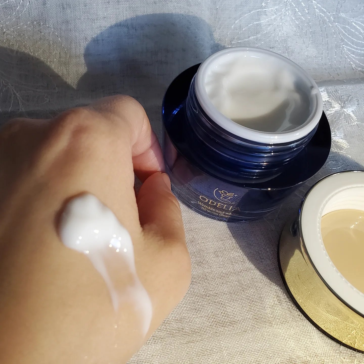 リンクル＆ホワイト オールインワンクリーム/ODELIA/オールインワン化粧品を使ったクチコミ（2枚目）