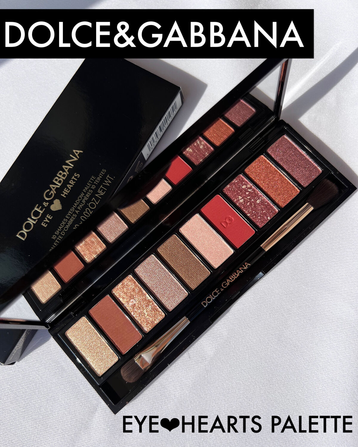 アイラブハート/DOLCE&GABBANA BEAUTY/アイシャドウパレットを使ったクチコミ（1枚目）