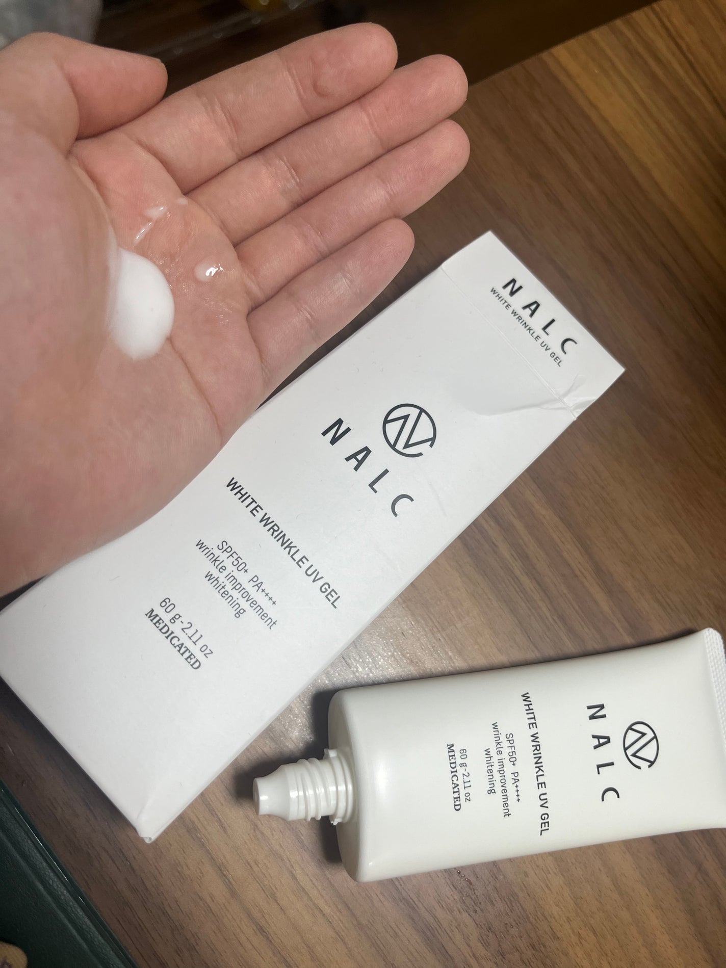 薬用ホワイトリンクルUVジェル/NALC/日焼け止めジェルを使ったクチコミ(1枚目)