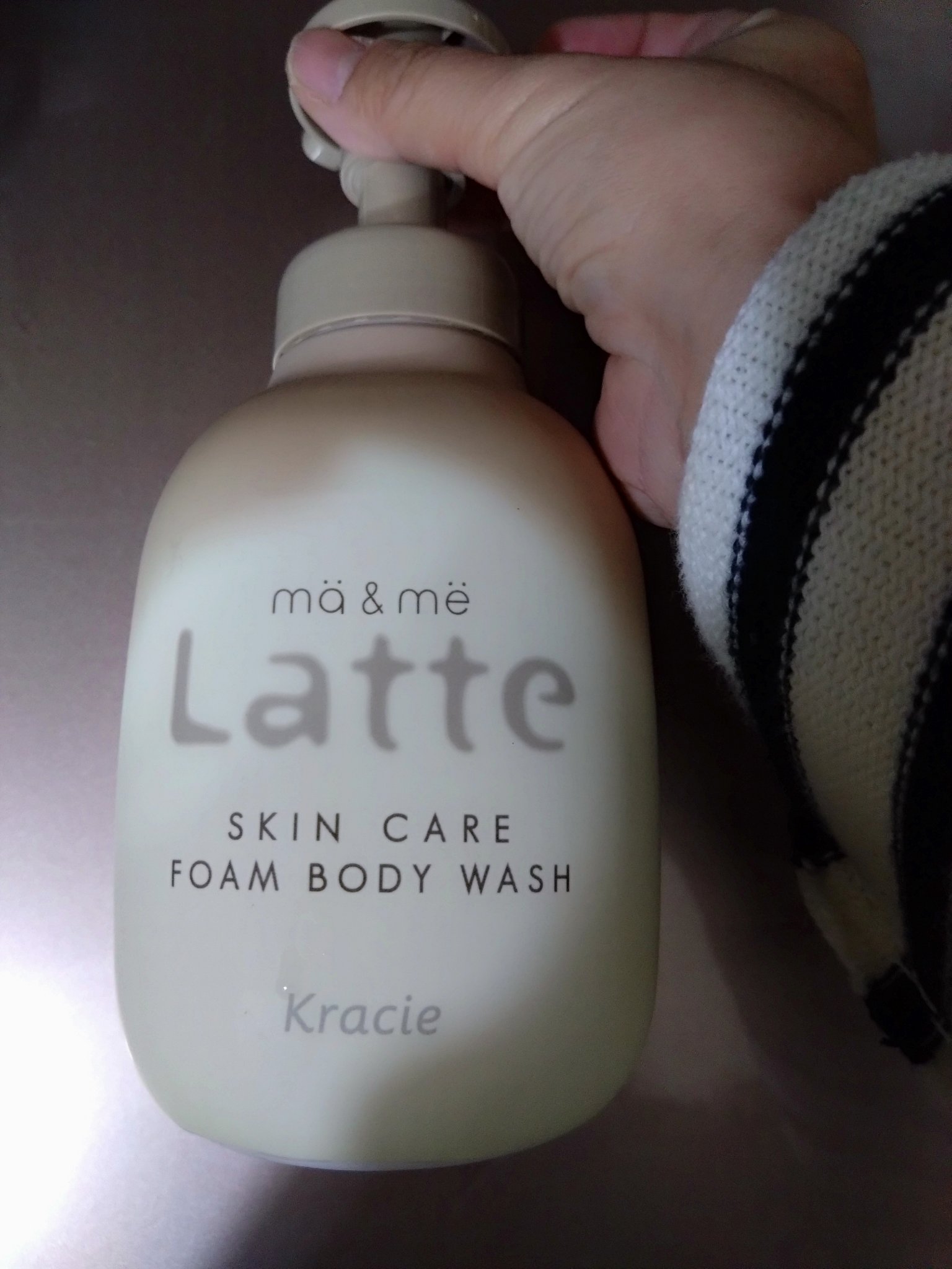 マー&ミー　泡で出てくるボディソープ 550ml/マー＆ミー　ラッテ/ボディソープを使ったクチコミ（1枚目）