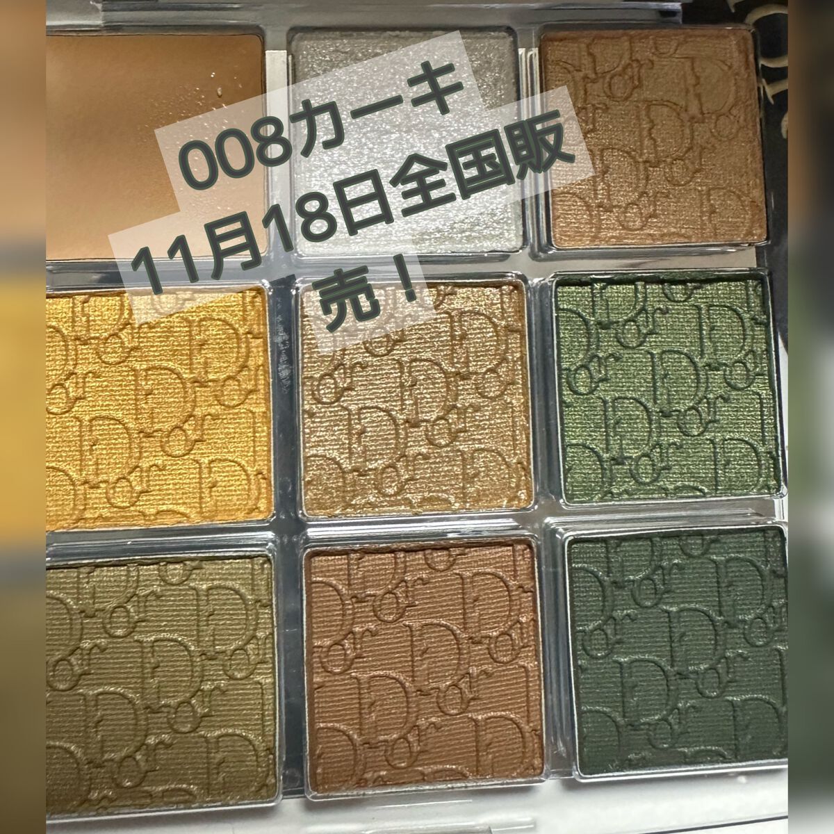 ディオール バックステージ アイ パレット 008 カーキ/Dior/アイシャドウパレットを使ったクチコミ（3枚目）