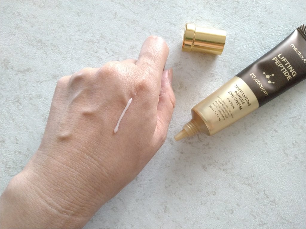 ディープリフティングアイクリーム/MEDICUBE/その他スキンケアを使ったクチコミ(5枚目)