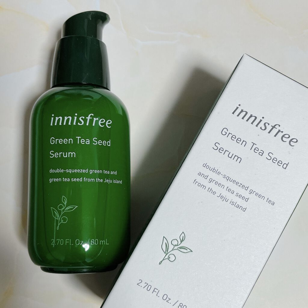 グリーンティーシード セラム/innisfree/美容液を使ったクチコミ（2枚目）