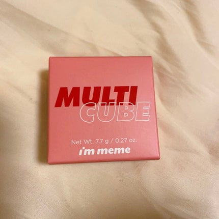マルチキューブ/i’m meme/アイシャドウパレットを使ったクチコミ(1枚目)