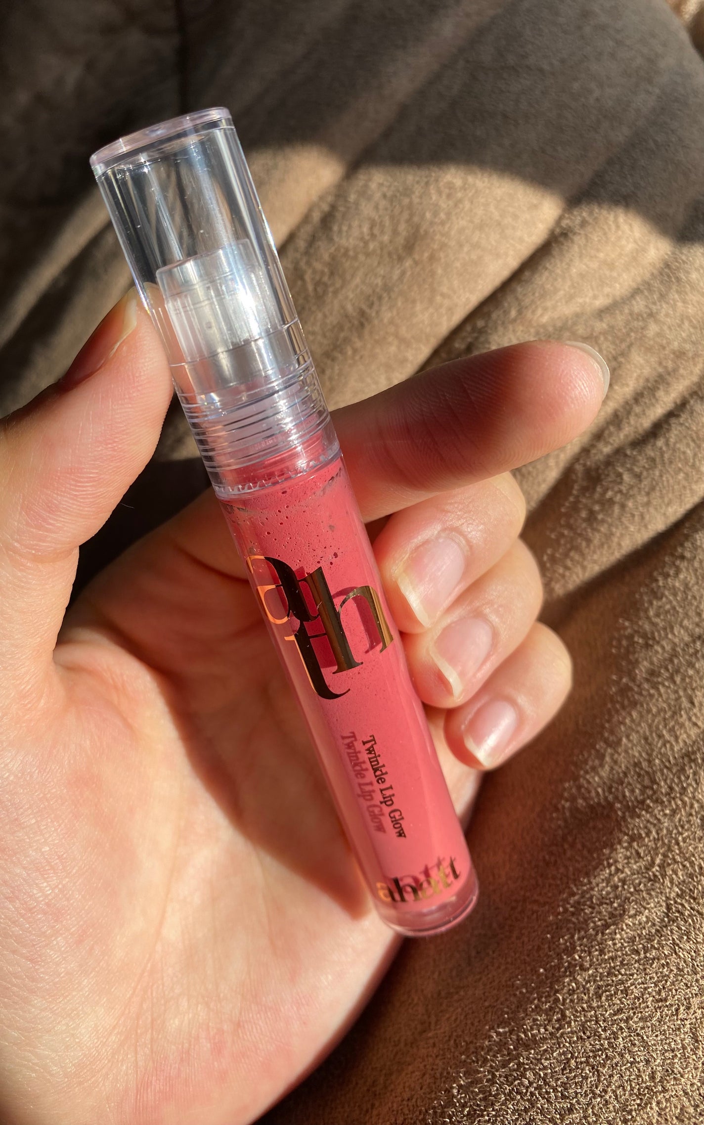 トゥインクルリップグロウ/ahatt/リップグロスを使ったクチコミ(2枚目)