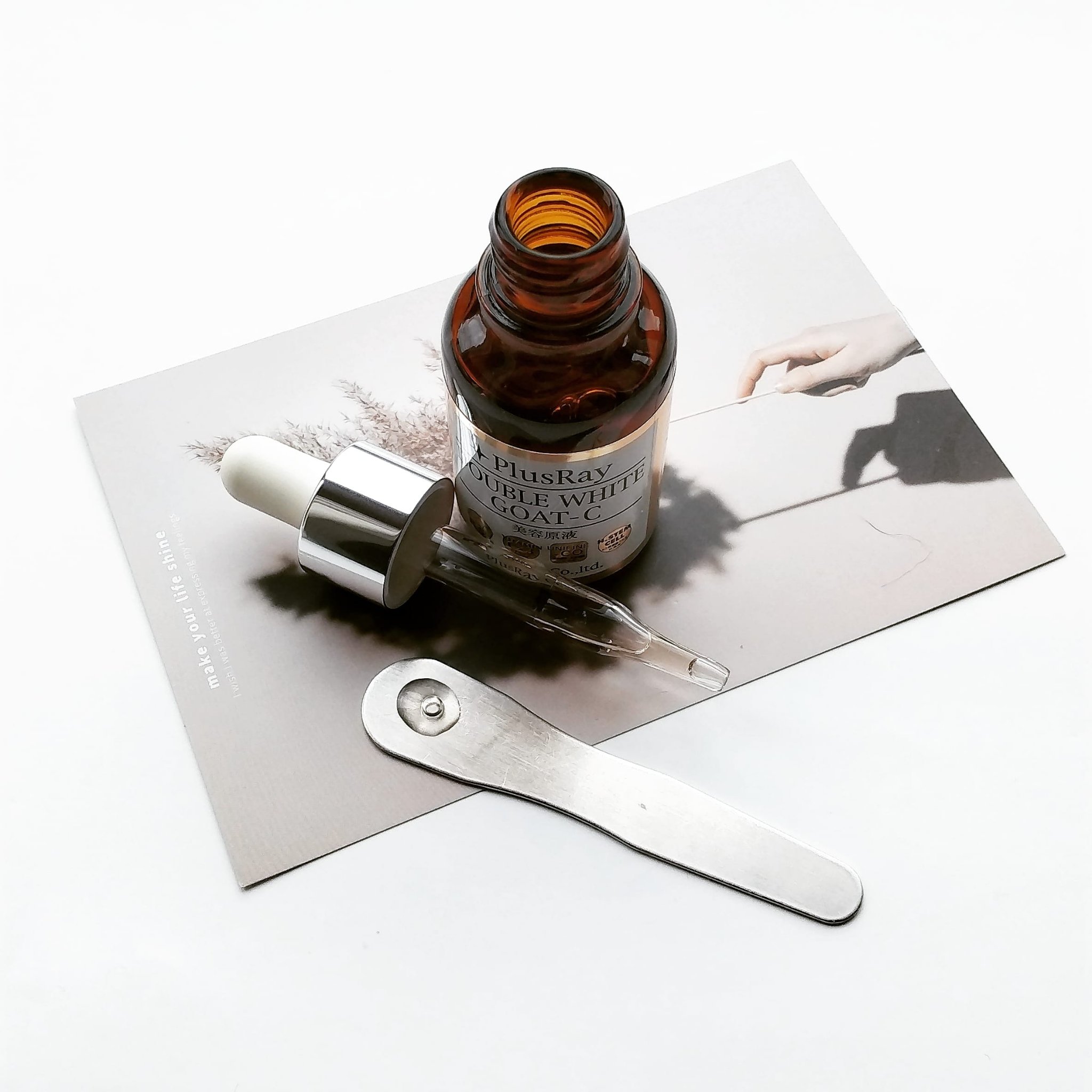 エクストラダブルホワイト美容原液GOAT－C/PlusRay/美容液を使ったクチコミ（3枚目）