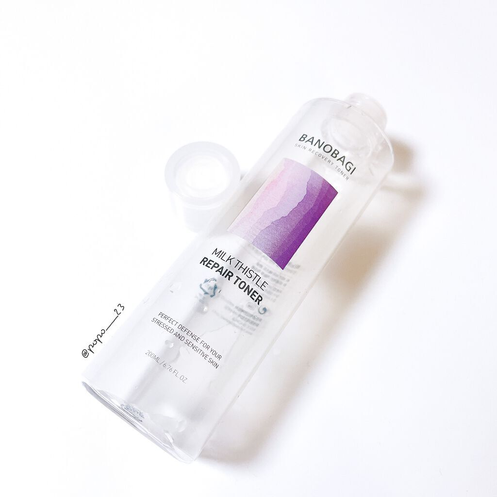 ミルクシスル リペアトナー/BANOBAGI/化粧水を使ったクチコミ(1枚目)