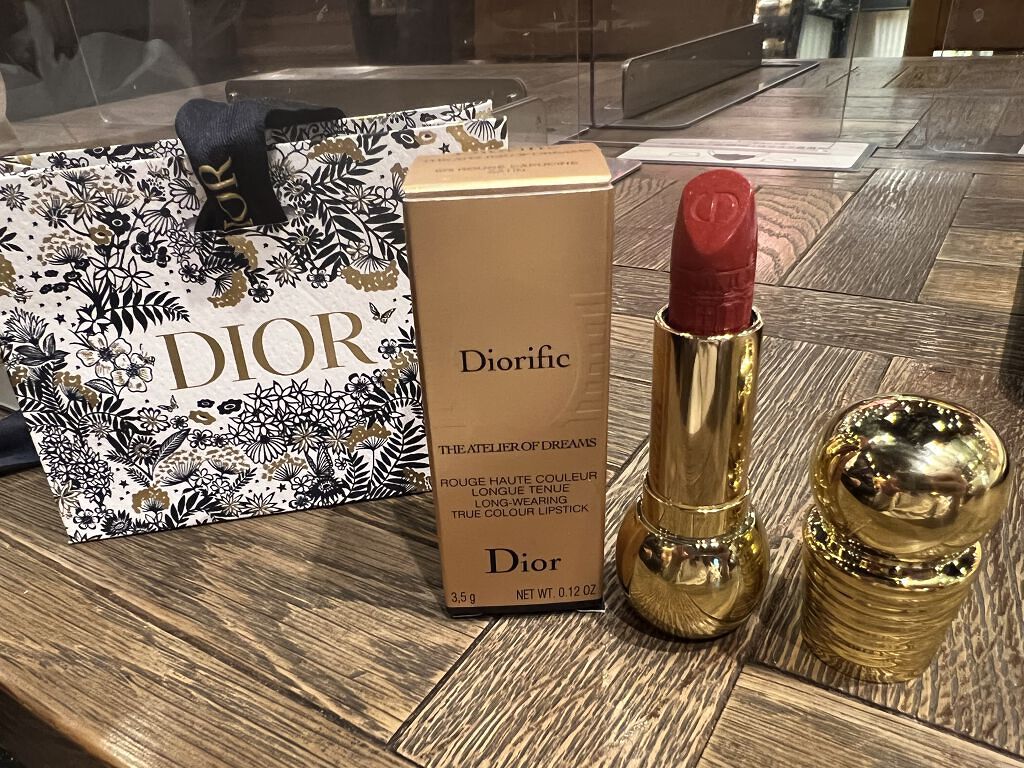 ルージュ ディオリフィック 〈アトリエ オブ ドリームズ〉/Dior/口紅を使ったクチコミ（1枚目）