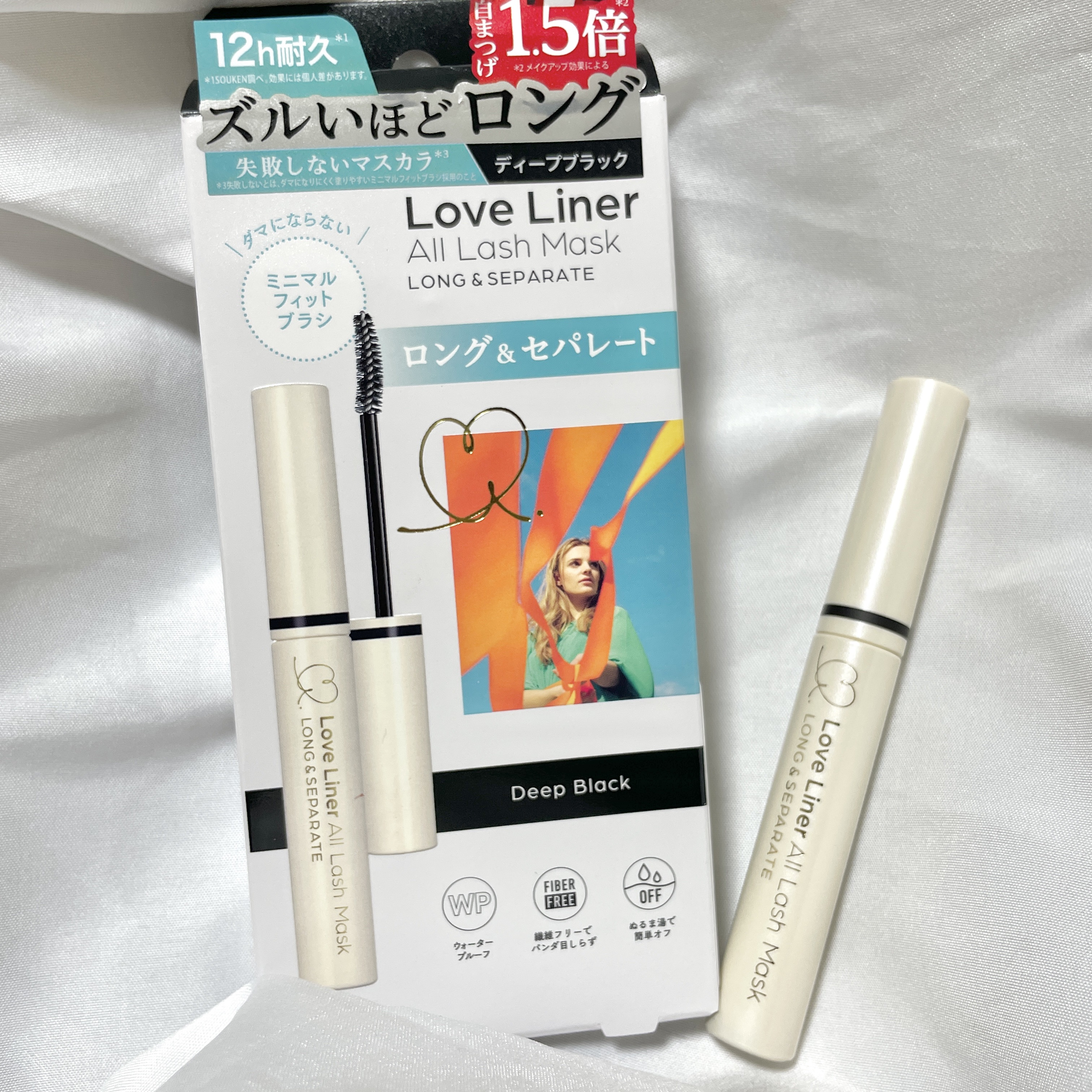オールラッシュ マスク ロング＆セパレート＜マスカラ＞ ディープブラック/ラブ・ライナー/マスカラを使ったクチコミ（1枚目）