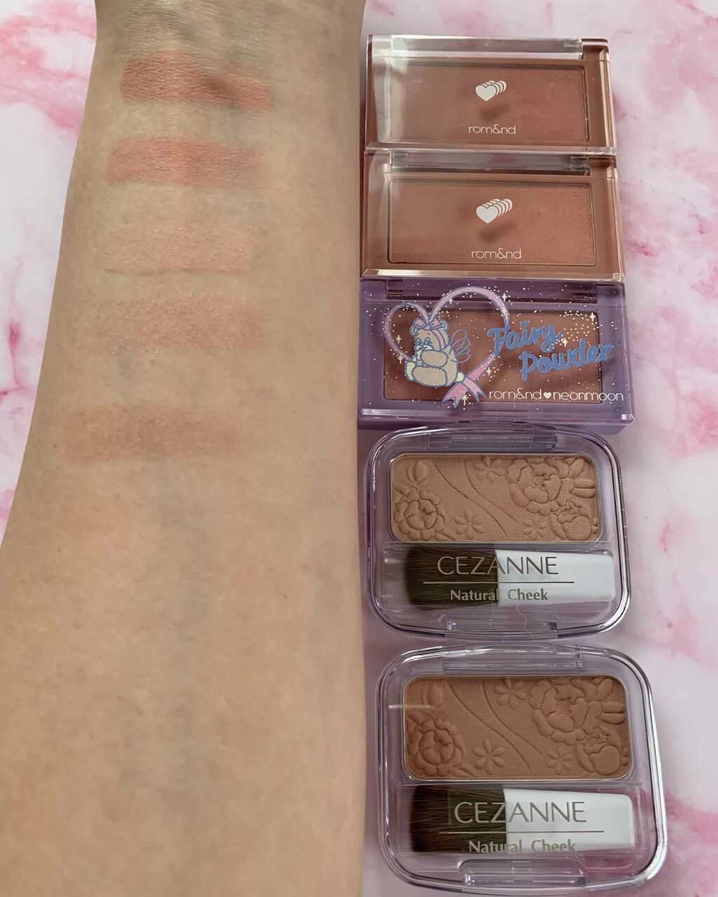 ナチュラル チークN/CEZANNE/パウダーチークを使ったクチコミ（3枚目）