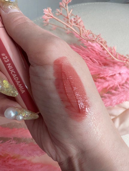 ジューシーラスティングティント/rom&nd/リップティントを使ったクチコミ(2枚目)