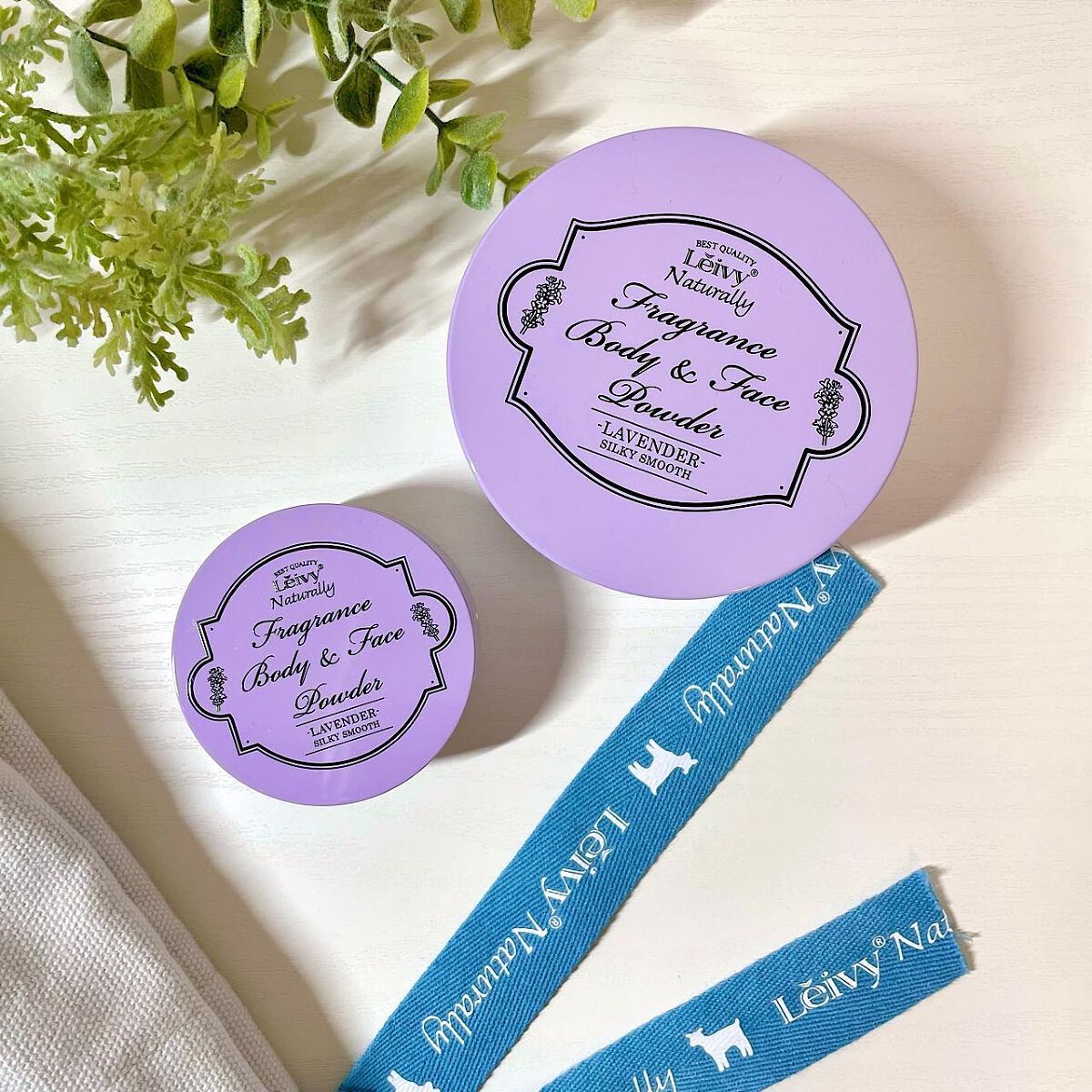フレグランス ボディ&フェイスパウダー ラベンダー/Leivy/ルースパウダーを使ったクチコミ(1枚目)