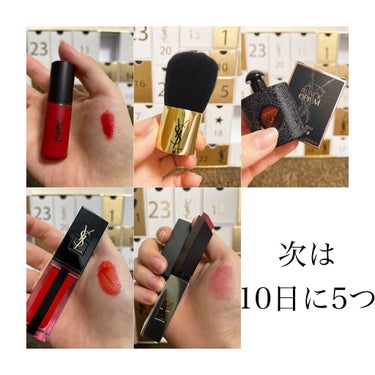 ルージュ ピュールクチュール ヴェルニ ウォーターステイン 618 ウェット バーミリオン/YVES SAINT LAURENT BEAUTE/口紅を使ったクチコミ（2枚目）