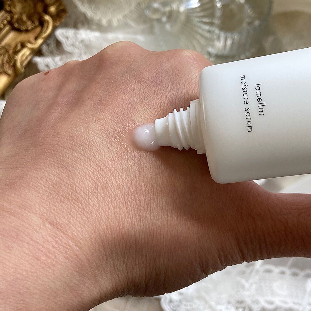 ラメラモイスチャーセラム/LINOAGE/美容液を使ったクチコミ(3枚目)