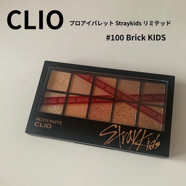 CLIO プロアイパレット Straykids リミテッド
#100 BrickKIDS


Qoo10のCLIO公式ショップで購入しました❗


上段はマット、下段はラメです
マットの方は左側が発色薄
