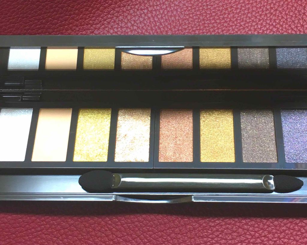 グラマラスリッチ アイパレット (クリスマスコフレ 2018)/Visée/メイクアップキットを使ったクチコミ(2枚目)