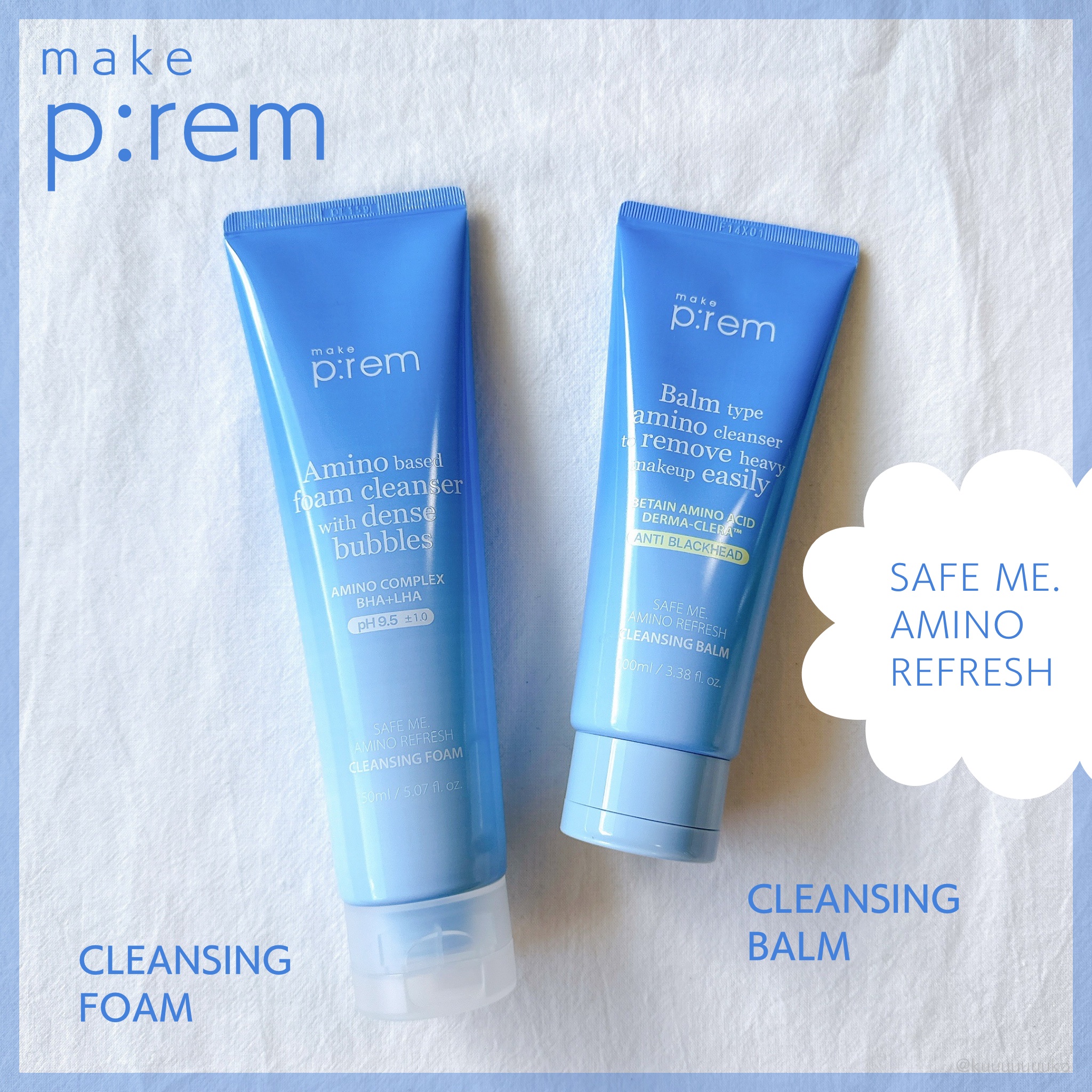 アミノリフレッシュクレンジングフォーム/make prem/クレンジングクリームを使ったクチコミ（1枚目）