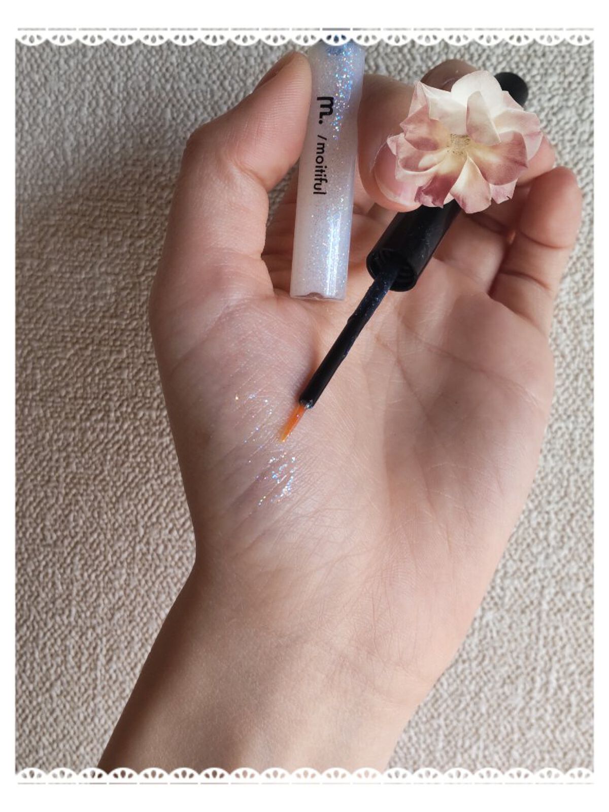 グリッターライナー(MFL リキッドアイシャドウ)/moitiful/グリッターを使ったクチコミ（3枚目）