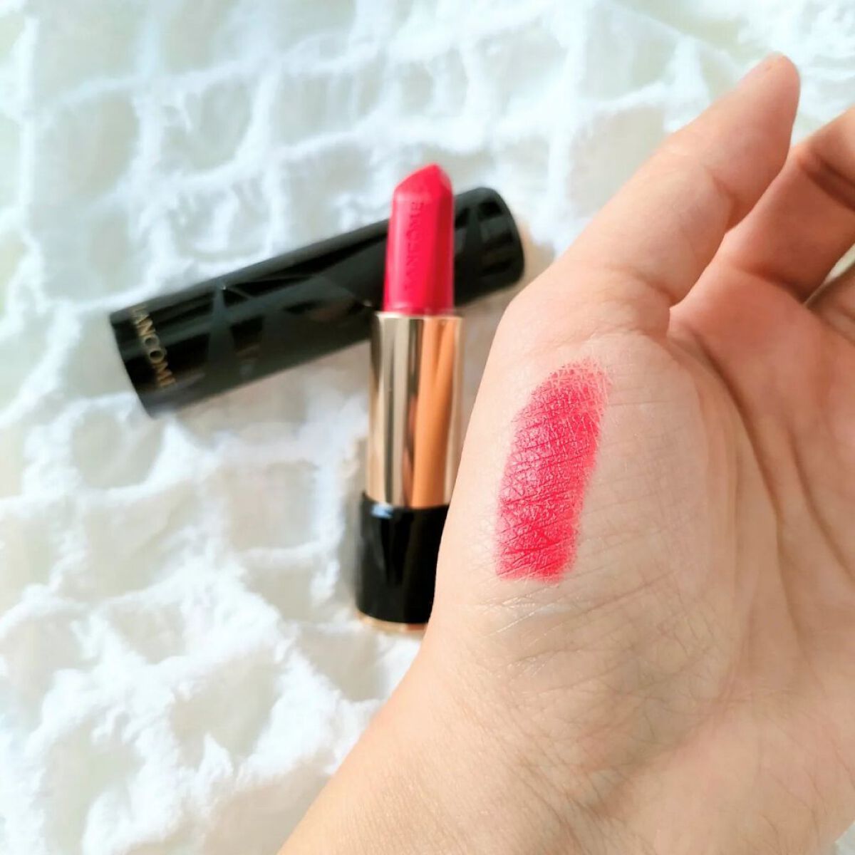 ラプソリュ ルージュ/LANCOME/口紅を使ったクチコミ（3枚目）