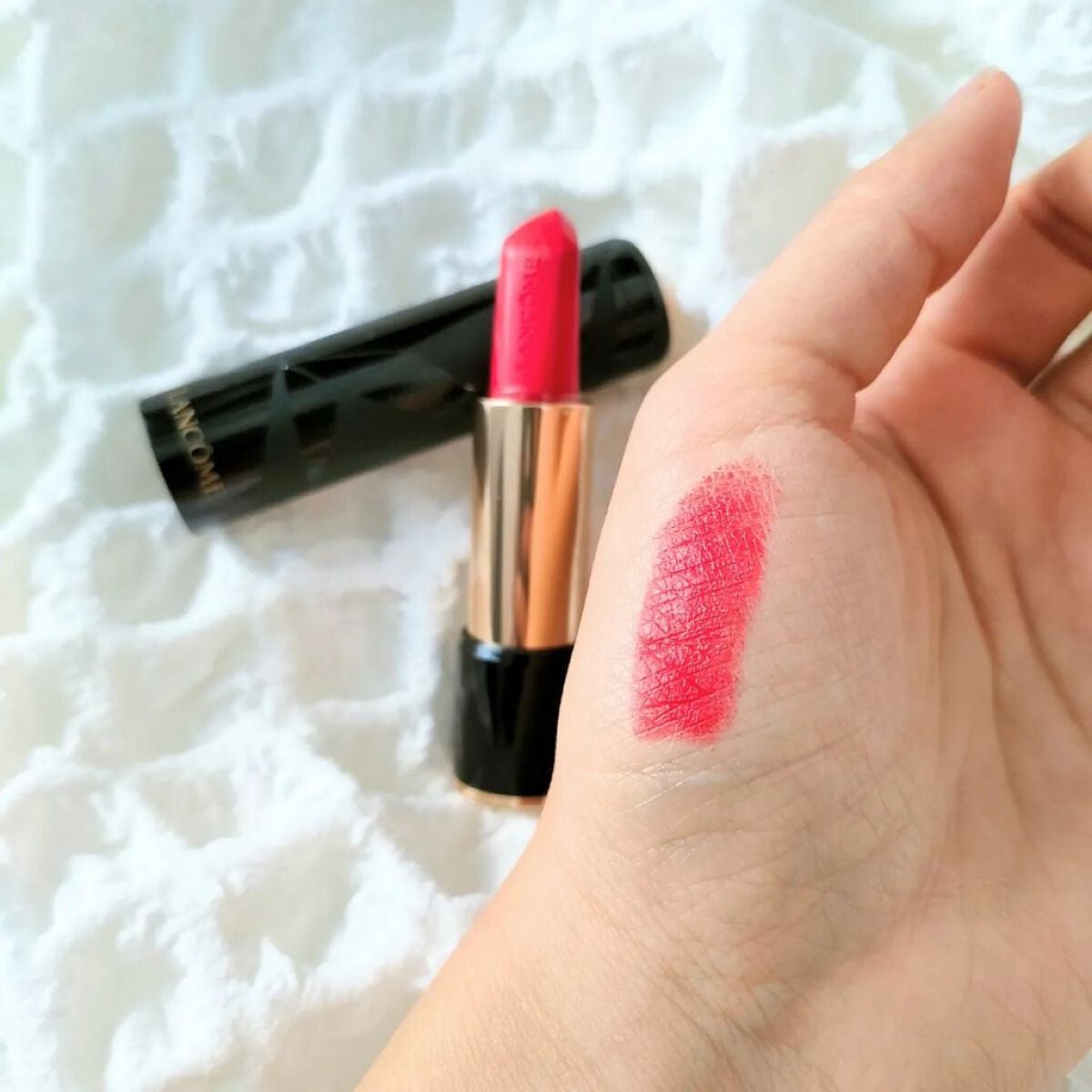 ラプソリュ ルージュ/LANCOME/口紅を使ったクチコミ(3枚目)