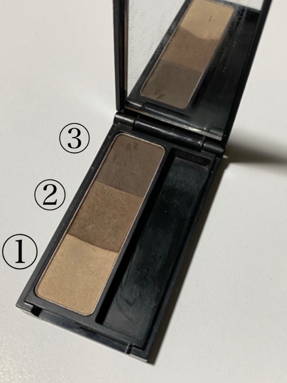 UR GLAM EYEBROW POWDER/U R GLAM/パウダーアイブロウを使ったクチコミ(2枚目)