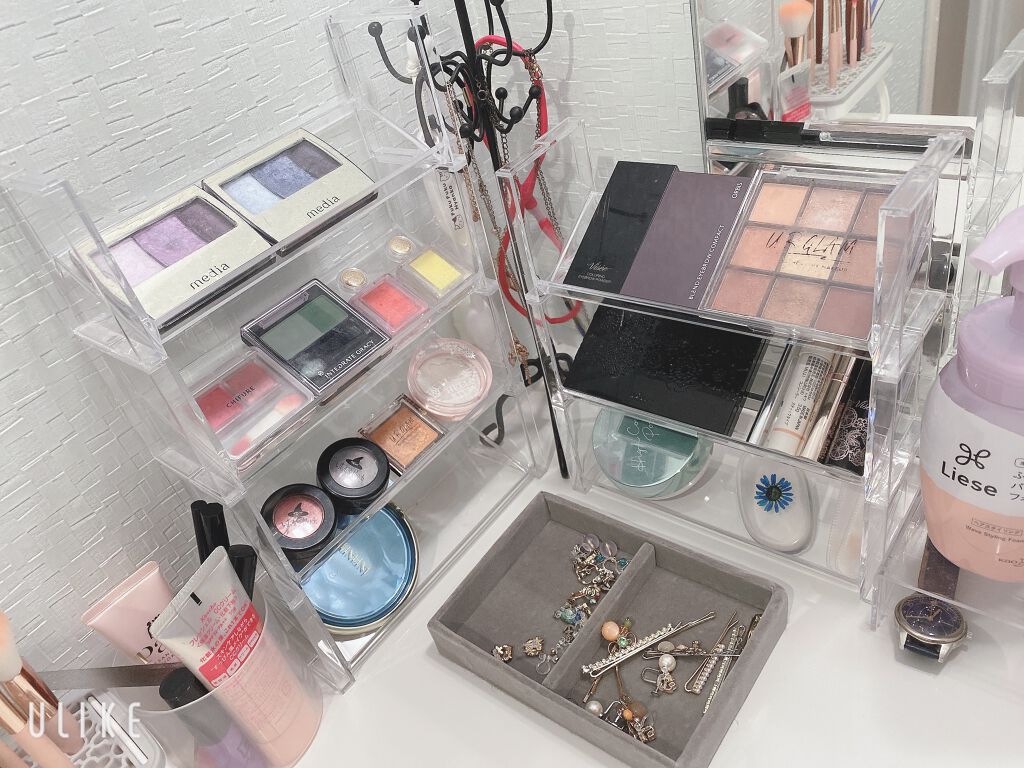 グラデカラーアイシャドウ PU-01/media/アイシャドウパレットを使ったクチコミ（2枚目）